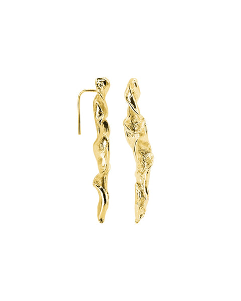 SIMA GINA | Petals Drop Earrings gold