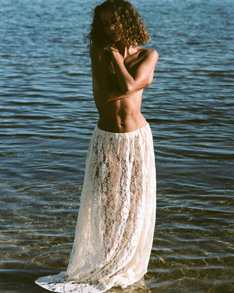 A Perfect Nomad | Lace Slip Skirt