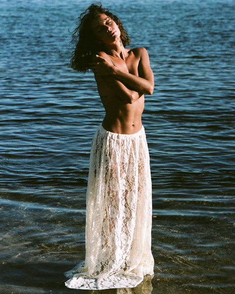 A Perfect Nomad | Lace Slip Skirt