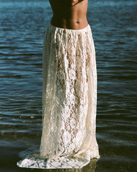A Perfect Nomad | Lace Slip Skirt