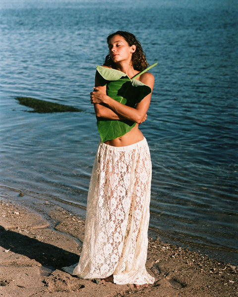 A Perfect Nomad | Lace Slip Skirt