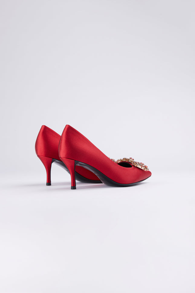 Icy Wong | Elsie Silk Pumps