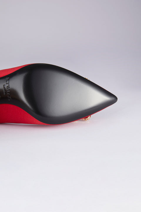 Icy Wong | Elsie Silk Pumps