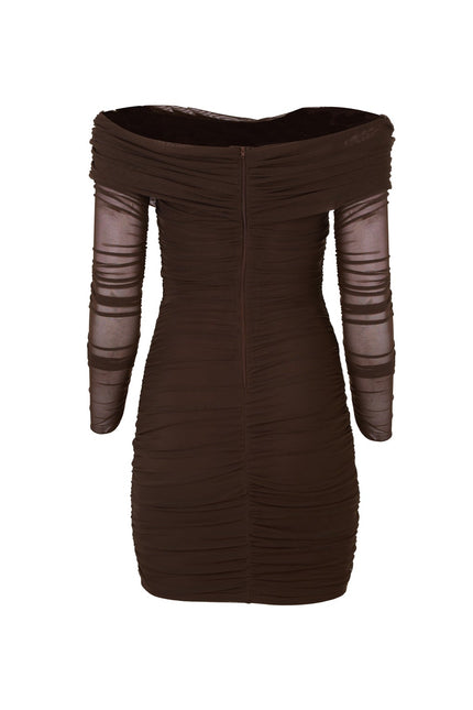 Five p.m. | Midnight Mini Dress Brown