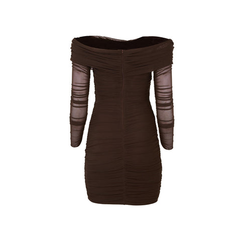 Five p.m. | Midnight Mini Dress Brown