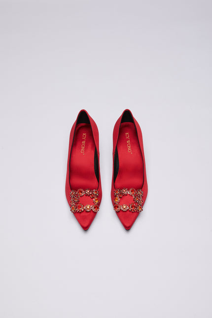 Icy Wong | Elsie Silk Pumps