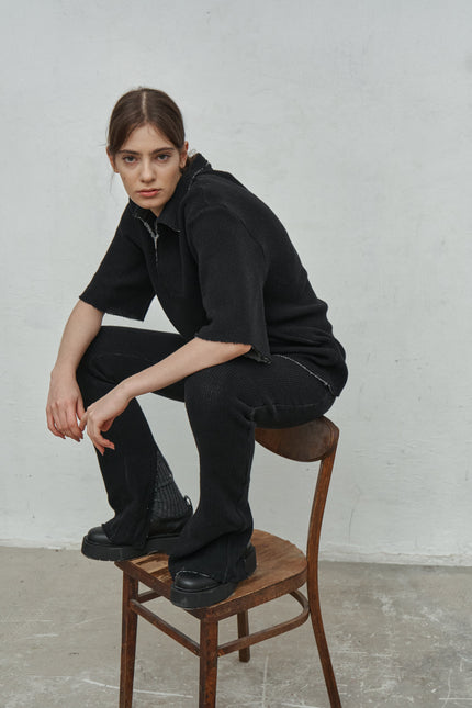 Selera | Knitted Slim-Fit Pants