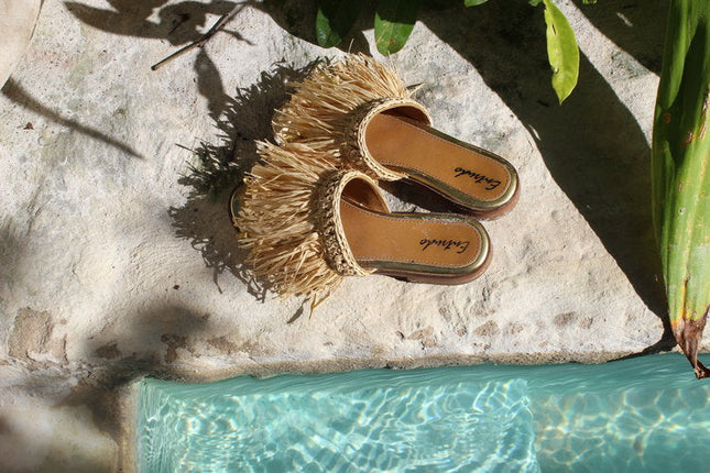 Entrudo | Flip Flops Cambres golden