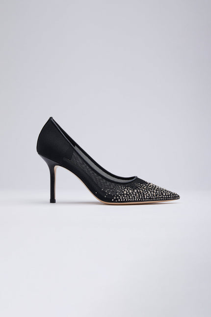 Icy Wong | Solène Crystal embellished Pumps