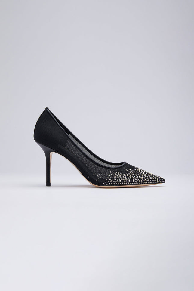 Icy Wong | Solène Crystal embellished Pumps