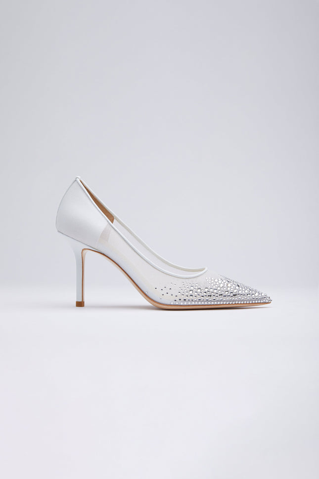 Icy Wong | Solène Crystal embellished Pumps
