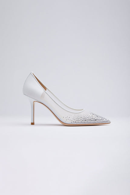Icy Wong | Solène Crystal embellished Pumps