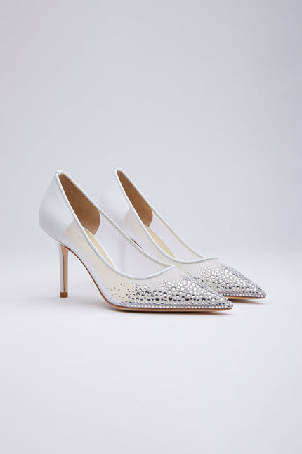 Icy Wong | Solène Crystal embellished Pumps