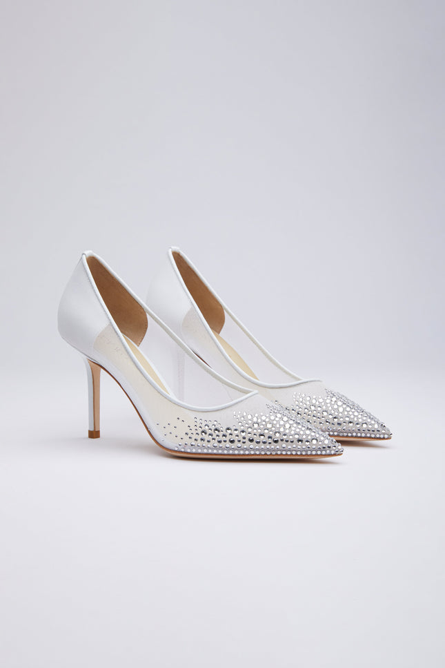 Icy Wong | Solène Crystal embellished Pumps