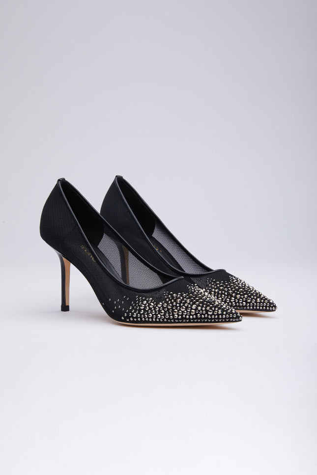 Icy Wong | Solène Crystal embellished Pumps
