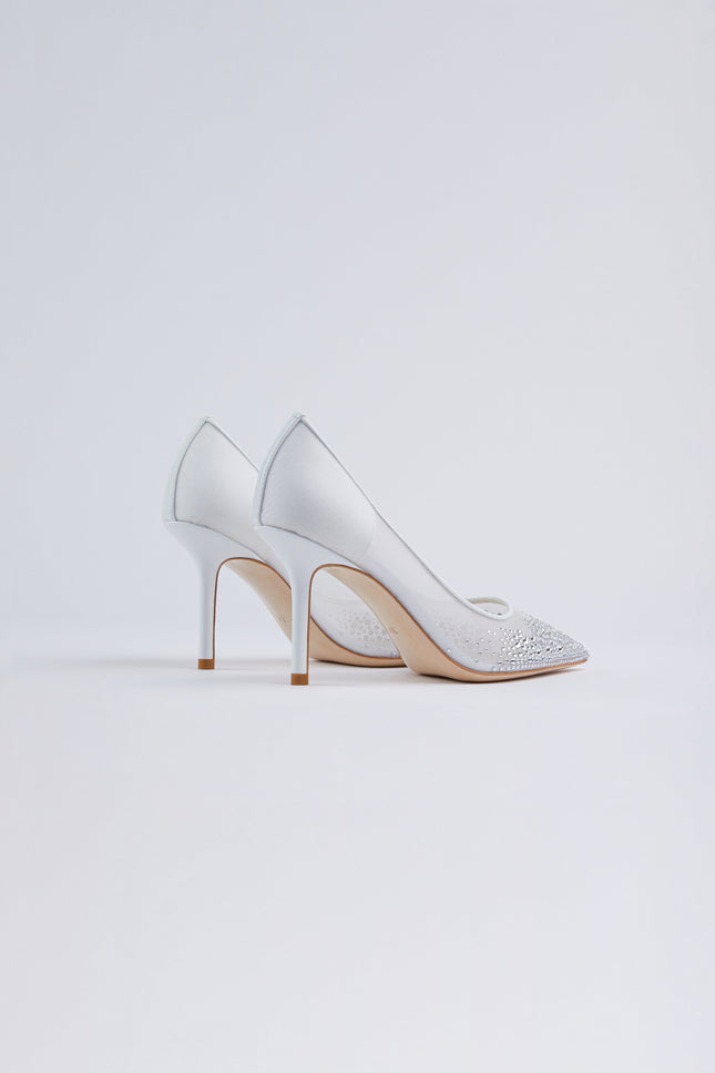 Icy Wong | Solène Crystal embellished Pumps