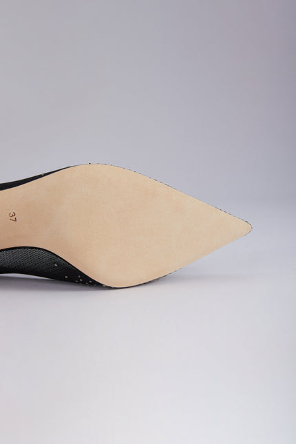 Icy Wong | Solène Crystal embellished Pumps