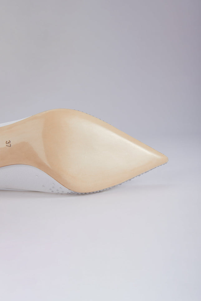 Icy Wong | Solène Crystal embellished Pumps