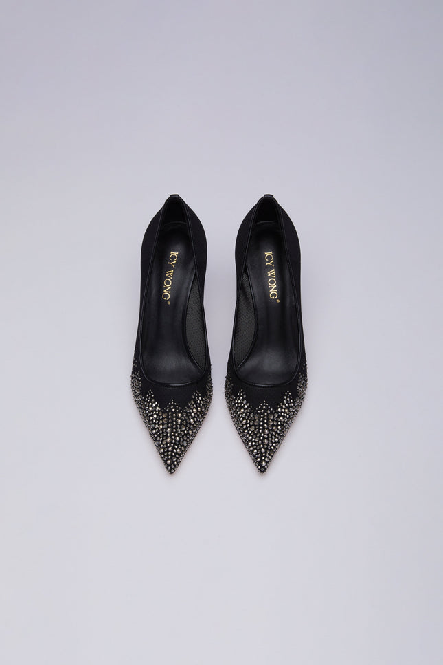 Icy Wong | Solène Crystal embellished Pumps