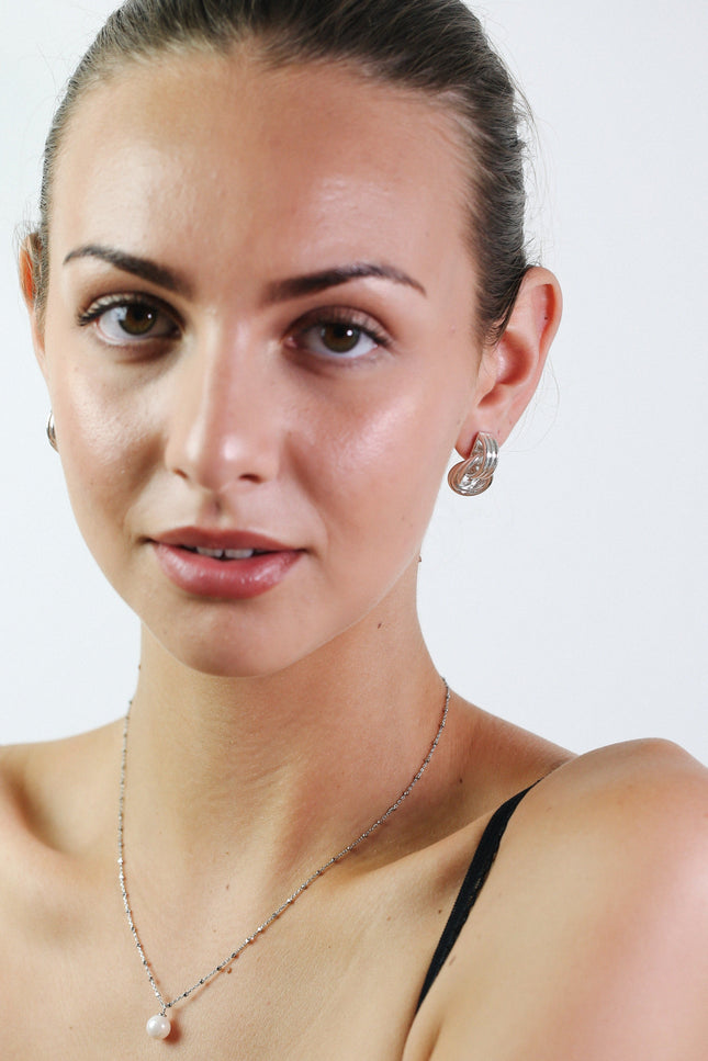 Miss Cecilia | Single Pearl Chain Necklace