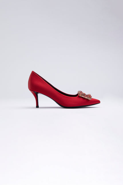 Icy Wong | Elsie Silk Pumps