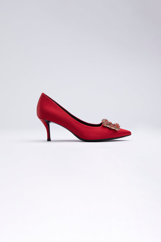 Icy Wong | Elsie Silk Pumps
