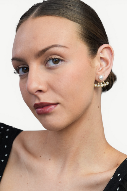 Miss Cecilia | Moonrise Fan Earrings