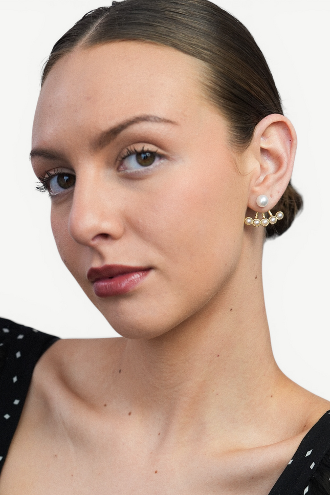 Miss Cecilia | Moonrise Fan Earrings