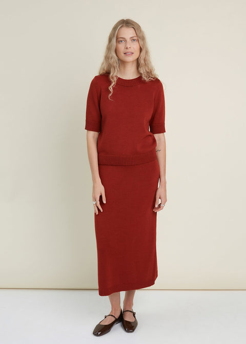 Monala | Spódnica z wełny merino