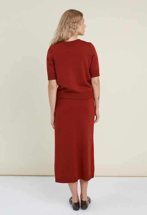 Monala | Spódnica z wełny merino