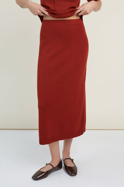 Monala | Merino Wool Skirt in Natural White