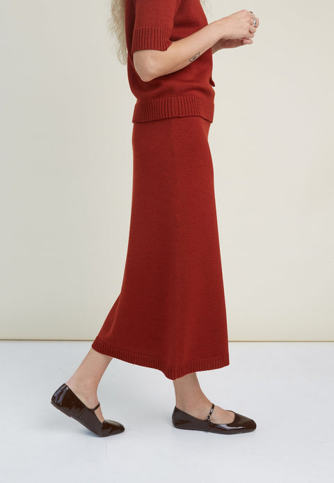 Monala | Spódnica z wełny merino