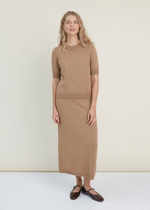 Monala | Spódnica z wełny merino