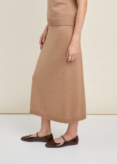 Monala | Spódnica z wełny merino