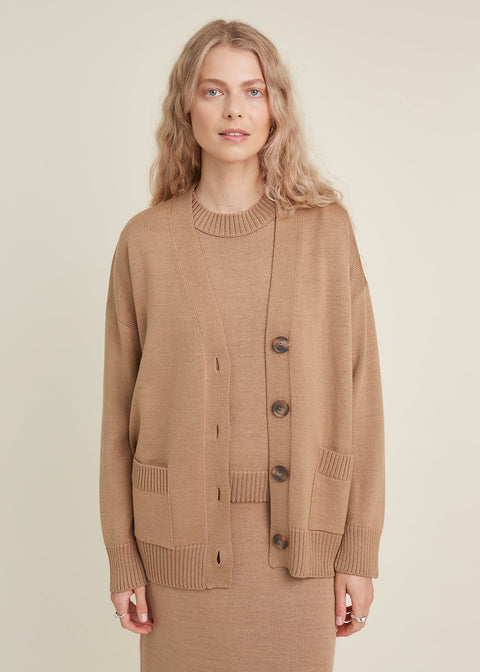 Monala | Kardigan z wełny merino