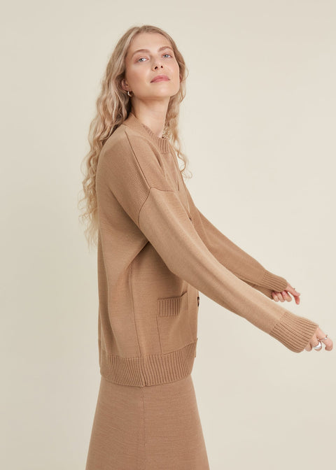 Monala | Kardigan z wełny merino