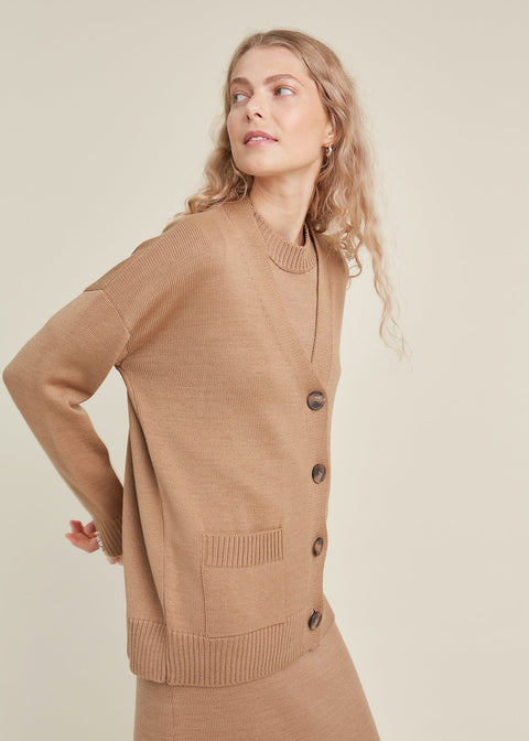 Monala | Kardigan z wełny merino