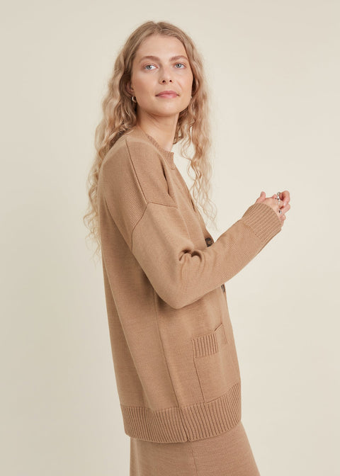 Monala | Kardigan z wełny merino