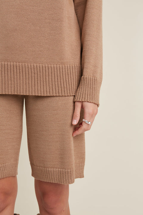 Monala | Sweter z wełny merino z okrągłym dekoltem