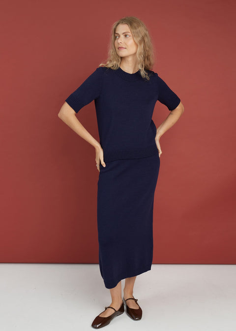 Monala | Spódnica z wełny merino