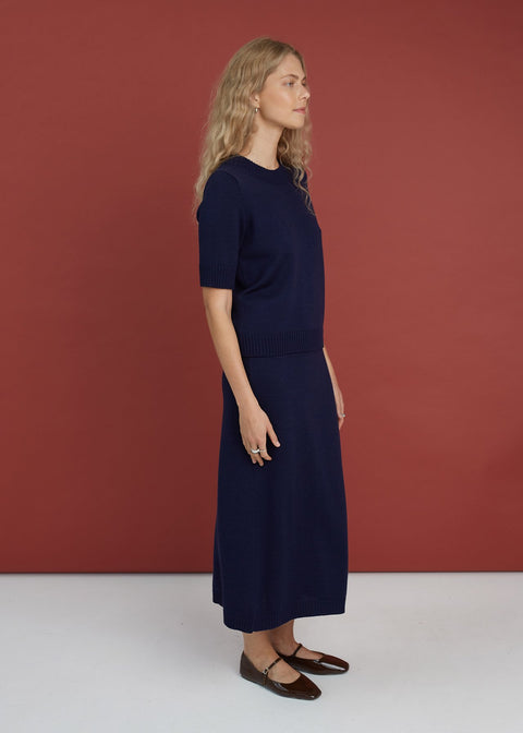 Monala | Spódnica z wełny merino