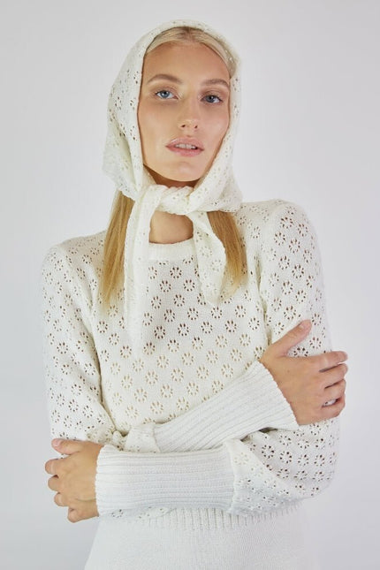 Monala | Lace Knitted Merino Wool Dress