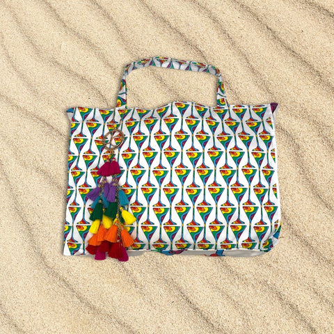 Julia Clancey I Martini podwójna Tote torba