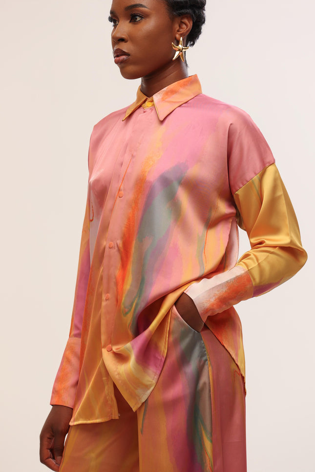 Aluka | Imade Satin Shirt