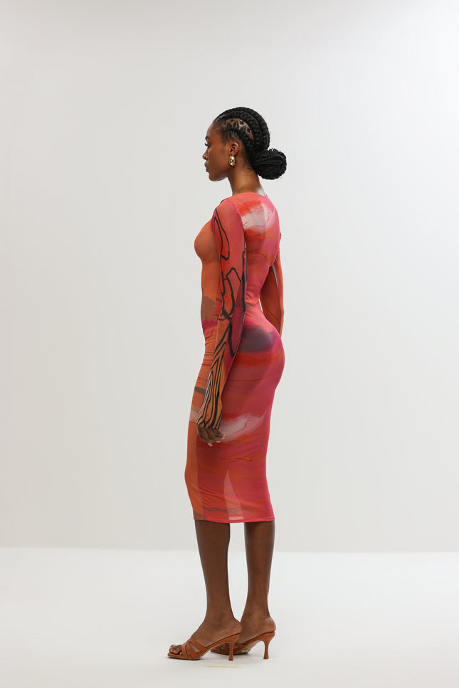 Aluka | Nuru Bodycon Dress