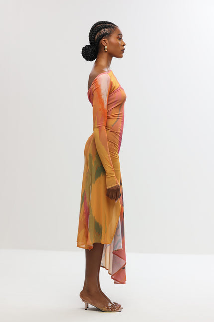 Aluka | SARABI PRINT DRESS