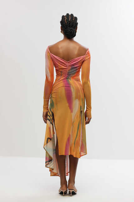 Aluka | SARABI PRINT DRESS