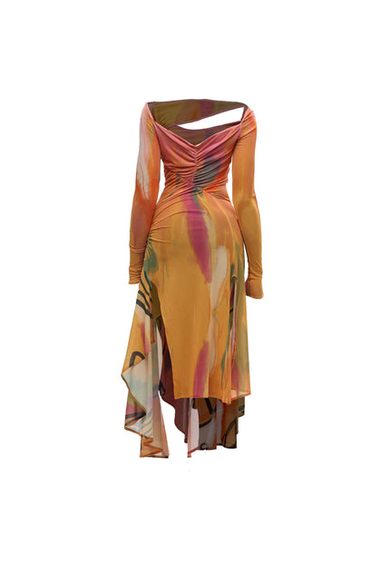 Aluka | SARABI PRINT DRESS