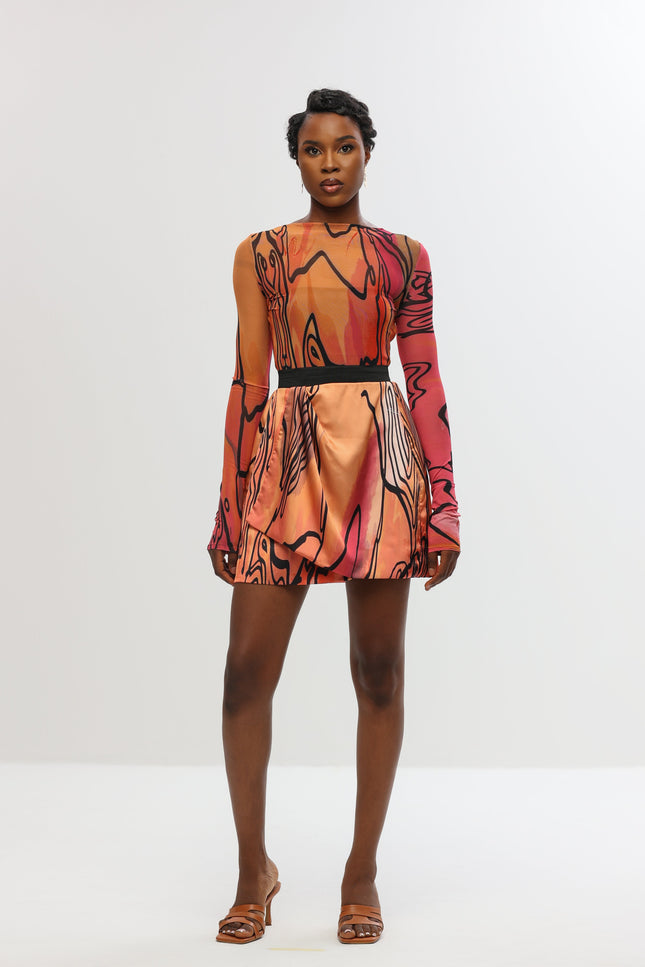 Aluka | Ifa Satin Skirt