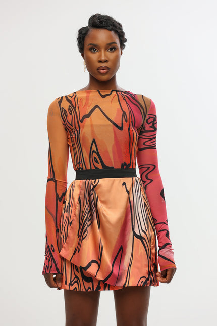 Aluka | Ifa Satin Skirt